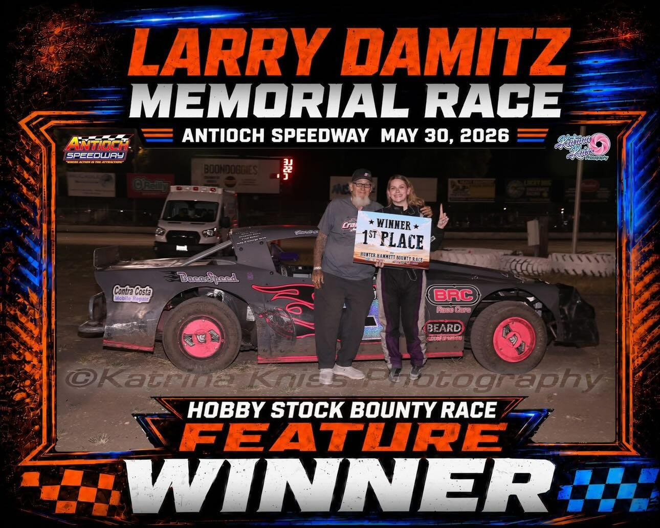 Larry Damitz Memorial Race Feature Winner